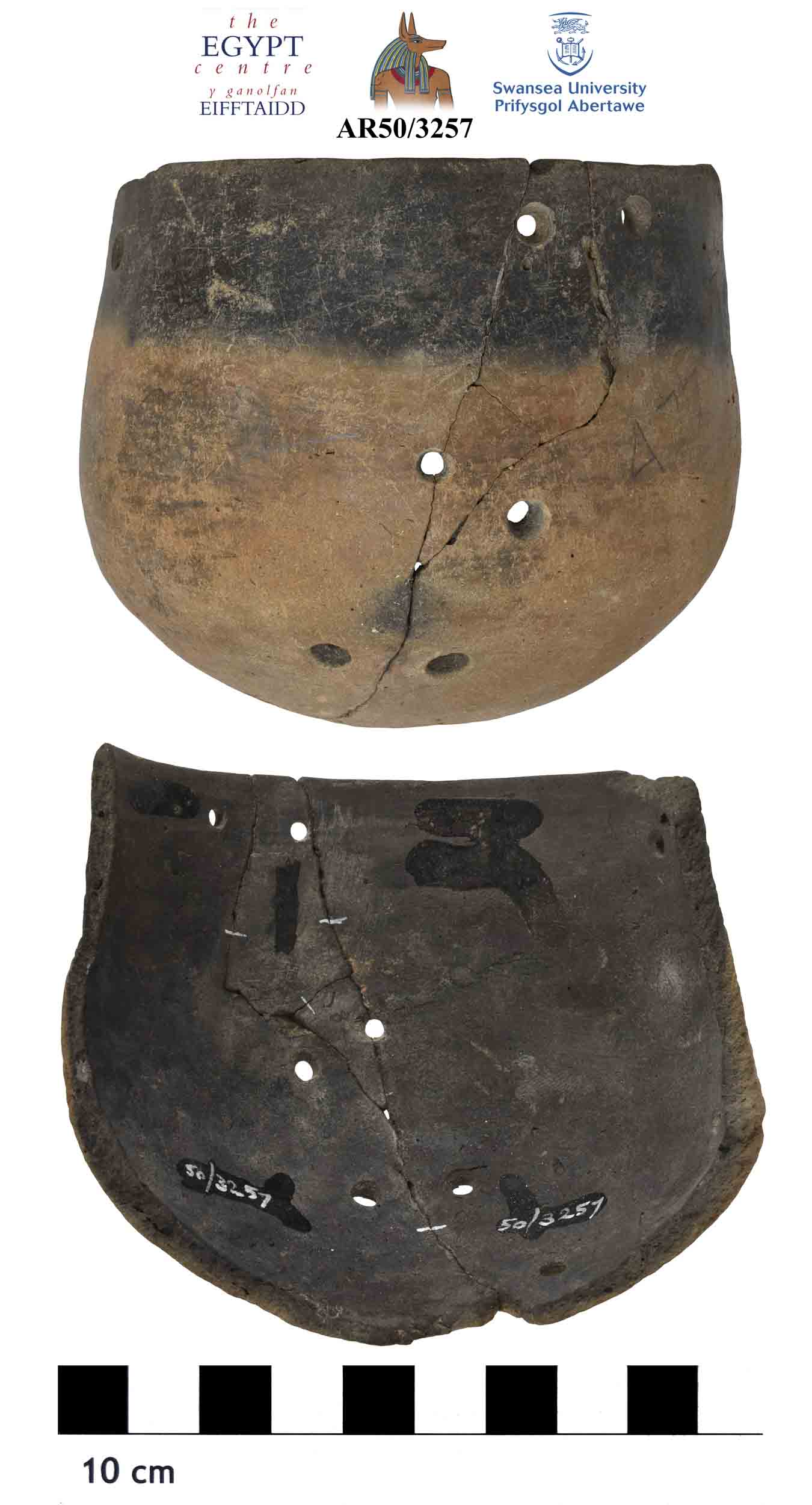 Image for: Sherds of a pottery bowl